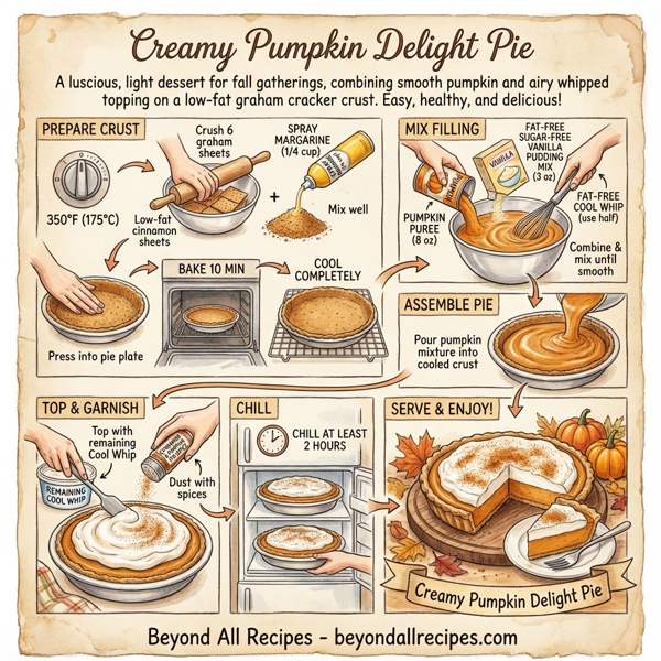 Creamy Pumpkin Delight Pie instructions