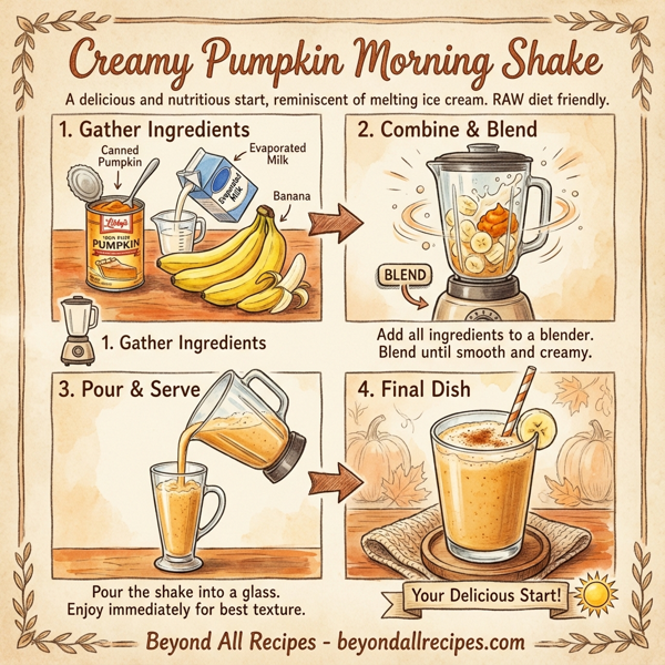Creamy Pumpkin Morning Shake instructions