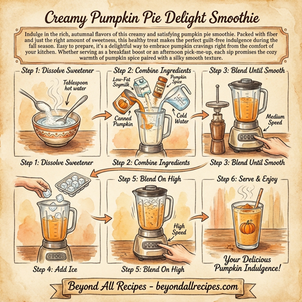 Creamy Pumpkin Pie Delight Smoothie instructions