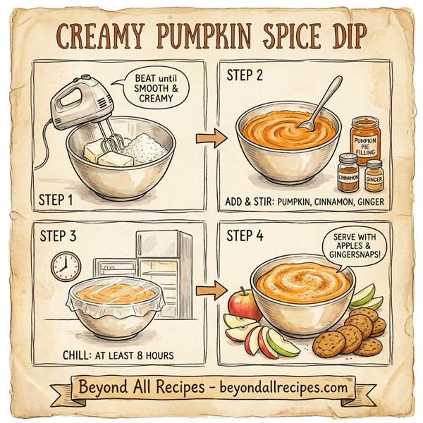 Creamy Pumpkin Spice Dip instructions