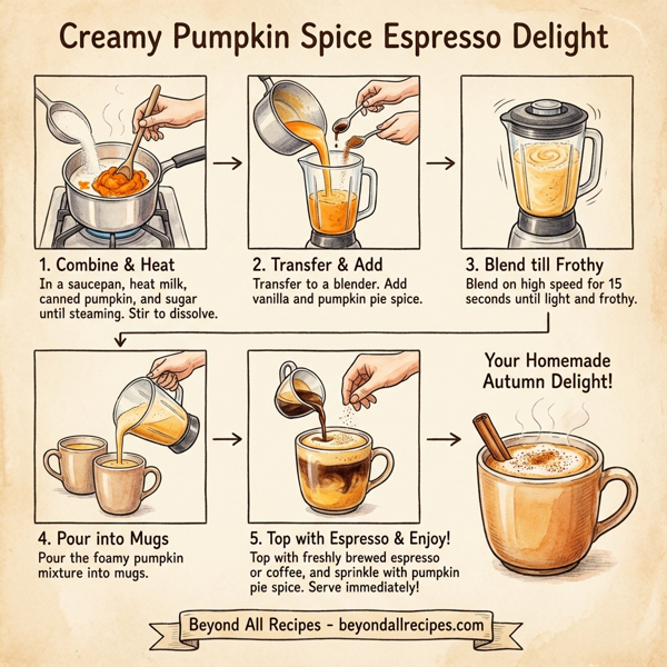 Creamy Pumpkin Spice Espresso Delight instructions
