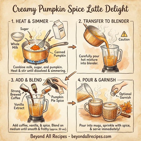 Creamy Pumpkin Spice Latte Delight instructions