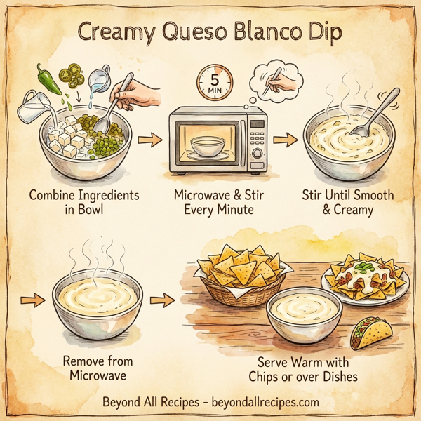 Creamy Queso Blanco Dip instructions