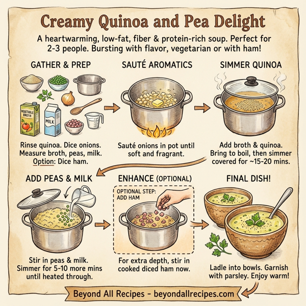 Creamy Quinoa and Pea Delight instructions