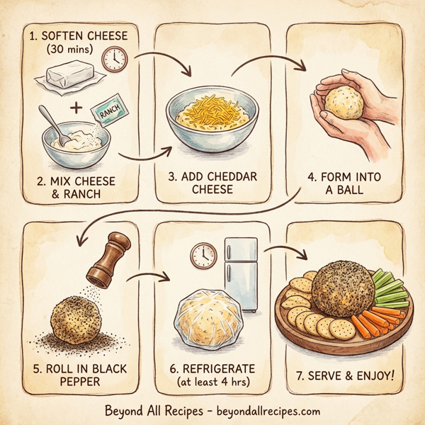 Creamy Ranch Cheese Delight instructions