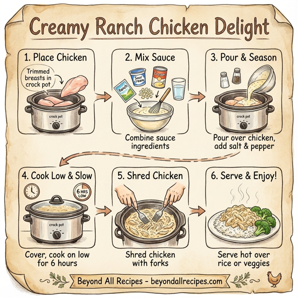 Creamy Ranch Chicken Delight instructions