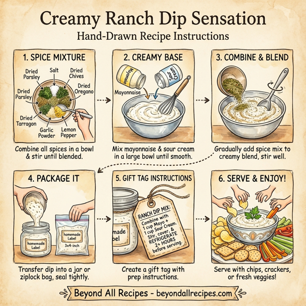 Creamy Ranch Dip Sensation instructions