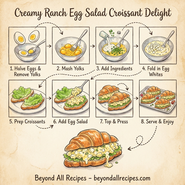 Creamy Ranch Egg Salad Croissant Delight instructions