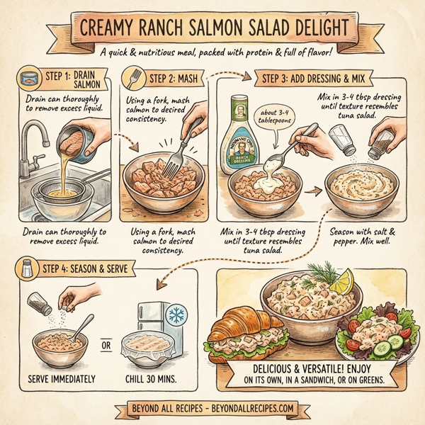 Creamy Ranch Salmon Salad Delight instructions