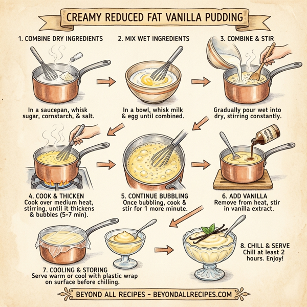 Creamy Reduced Fat Vanilla Pudding instructions