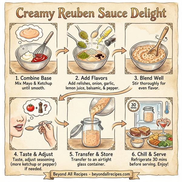 Creamy Reuben Sauce Delight instructions