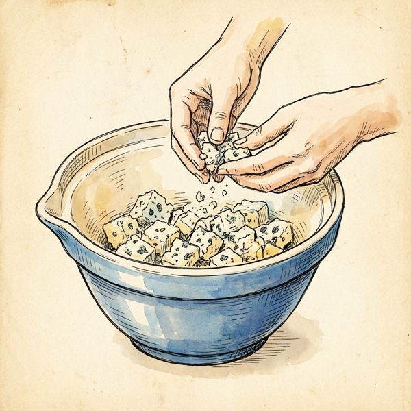 Creamy Roquefort Dressing with Infused Flavor instructions