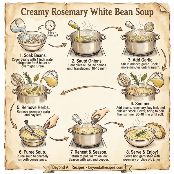Creamy Rosemary White Bean Soup instructions