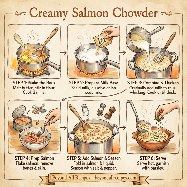 Creamy Salmon Chowder instructions