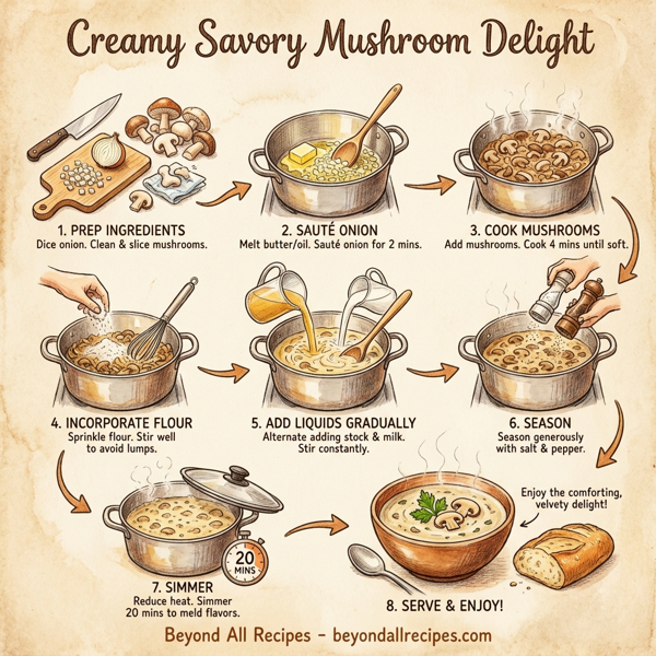 Creamy Savory Mushroom Delight instructions