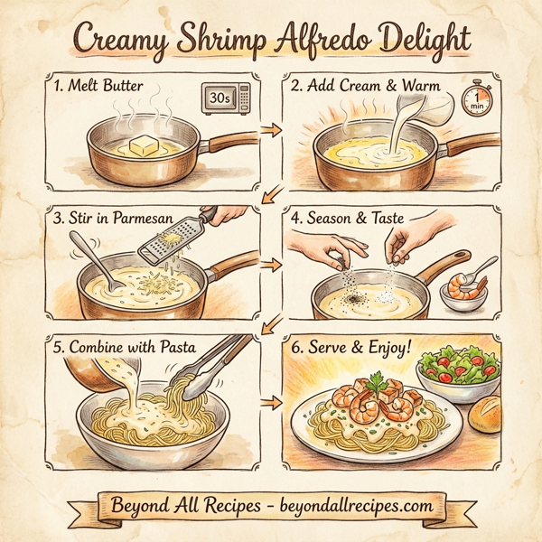 Creamy Shrimp Alfredo Delight instructions