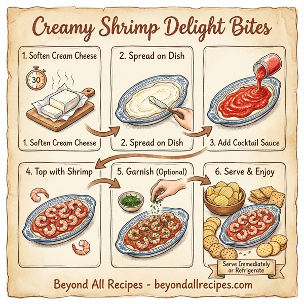 Creamy Shrimp Delight Bites instructions