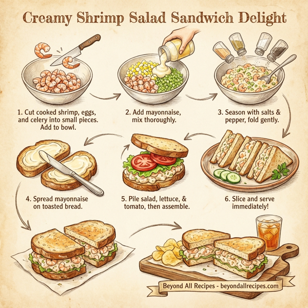Creamy Shrimp Salad Sandwich Delight instructions