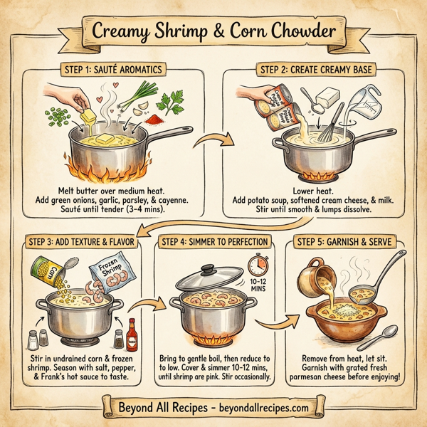 Creamy Shrimp & Corn Chowder instructions