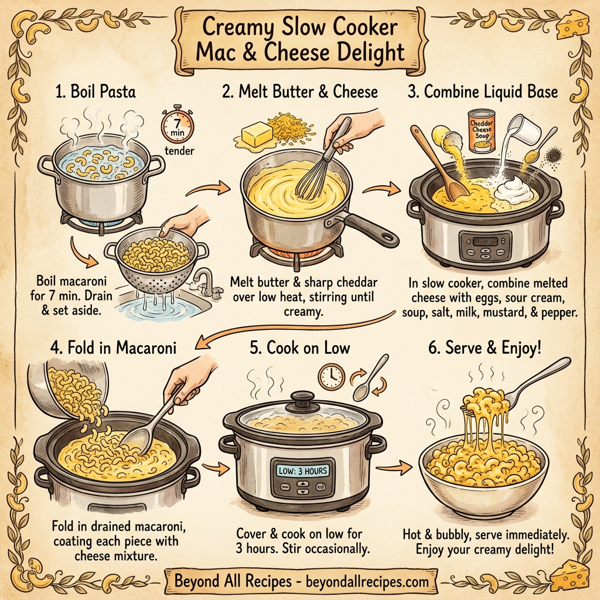 Creamy Slow Cooker Mac & Cheese Delight instructions
