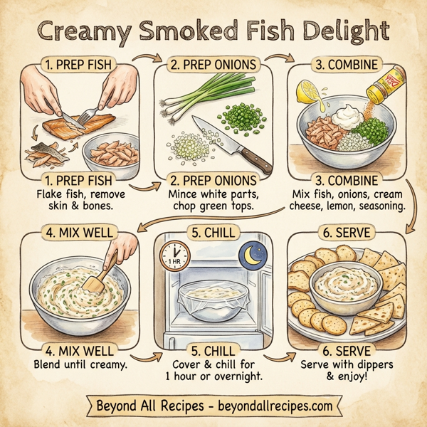 Creamy Smoked Fish Delight instructions