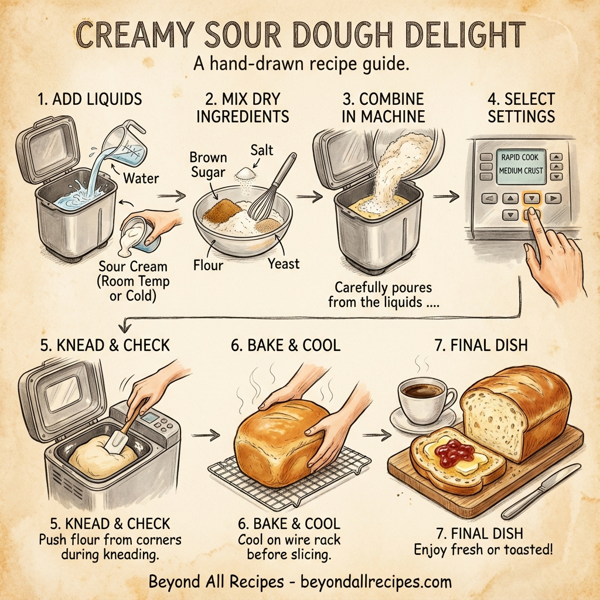 Creamy Sour Dough Delight instructions