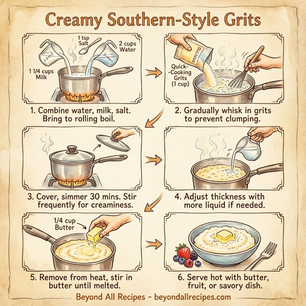 Creamy Southern-Style Grits instructions