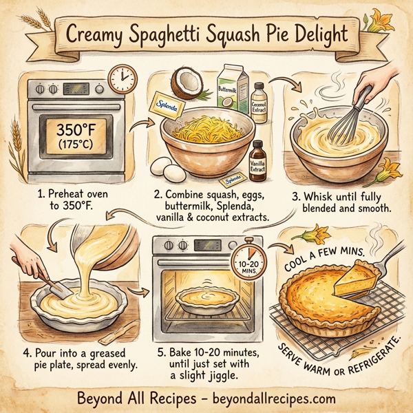 Creamy Spaghetti Squash Pie Delight instructions
