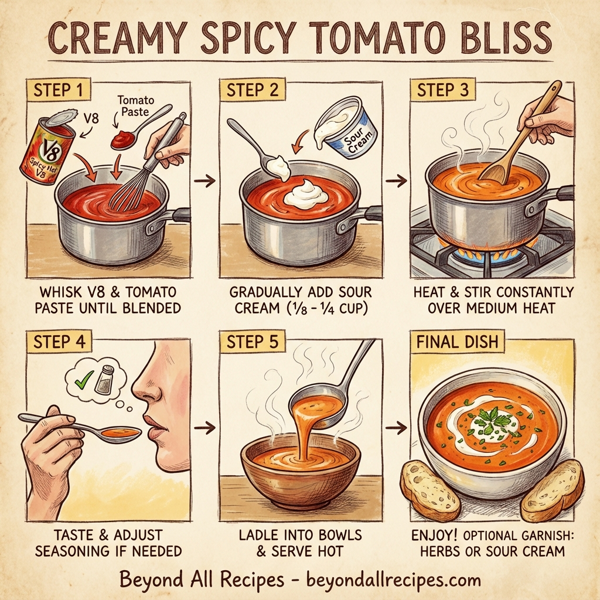 Creamy Spicy Tomato Bliss instructions
