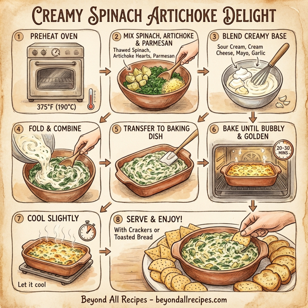 Creamy Spinach Artichoke Delight instructions