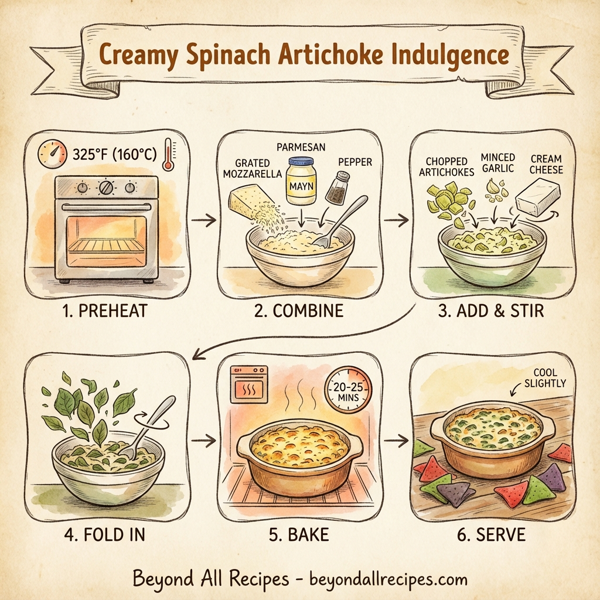 Creamy Spinach Artichoke Indulgence instructions