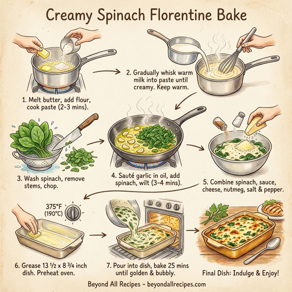 Creamy Spinach Florentine Bake instructions
