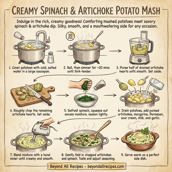 Creamy Spinach & Artichoke Potato Mash instructions