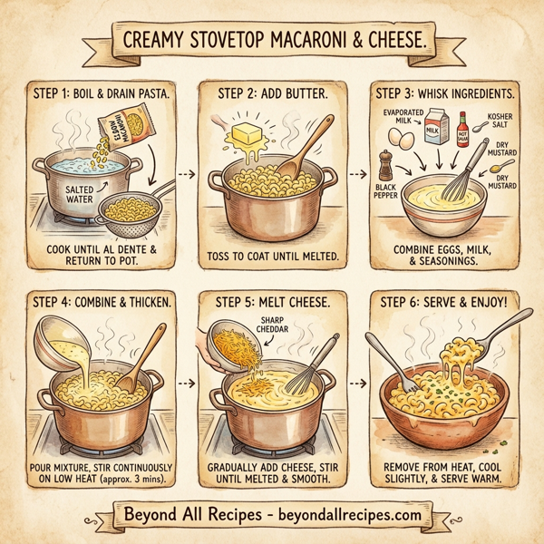 Creamy Stovetop Macaroni and Cheese instructions