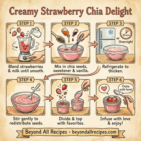 Creamy Strawberry Chia Delight instructions