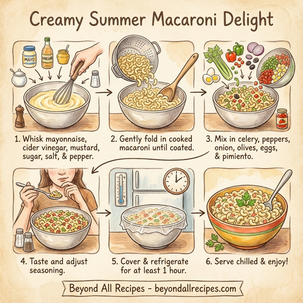 Creamy Summer Macaroni Delight instructions