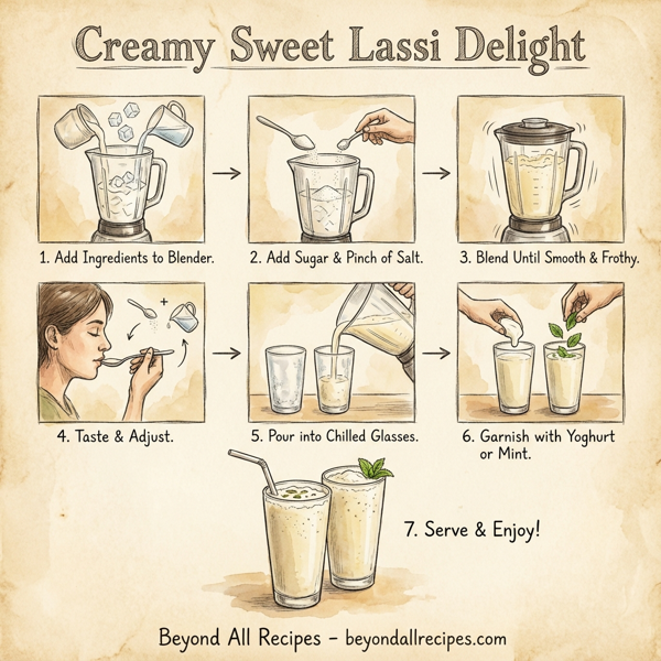 Creamy Sweet Lassi Delight instructions