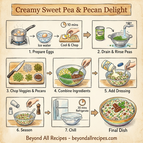 Creamy Sweet Pea & Pecan Delight instructions
