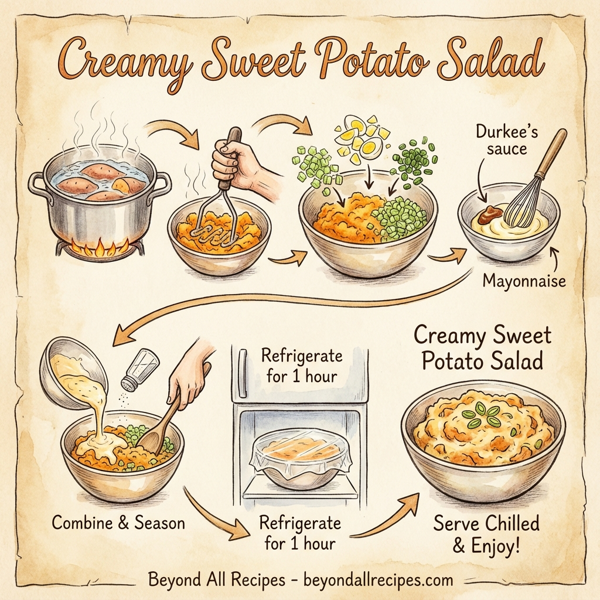 Creamy Sweet Potato Salad instructions