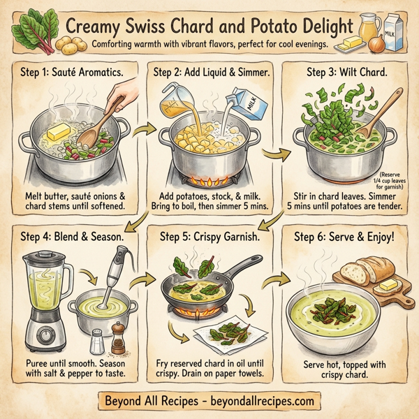 Creamy Swiss Chard and Potato Delight instructions