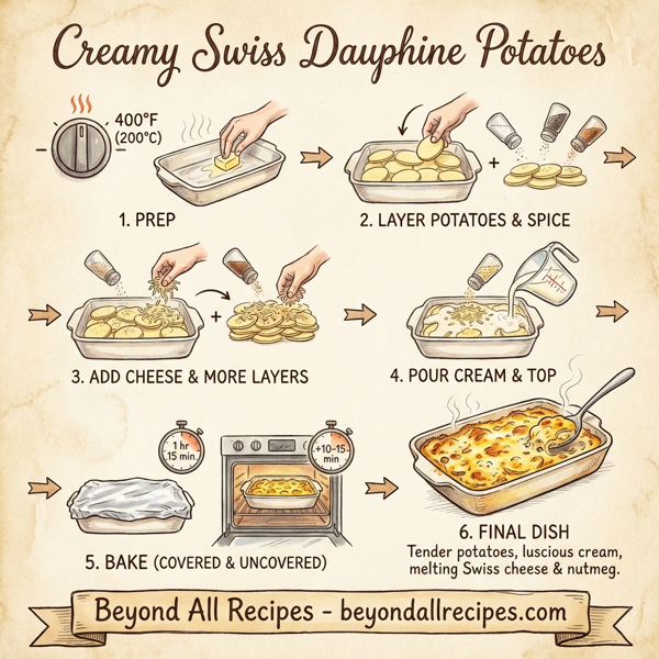 Creamy Swiss Dauphine Potatoes instructions
