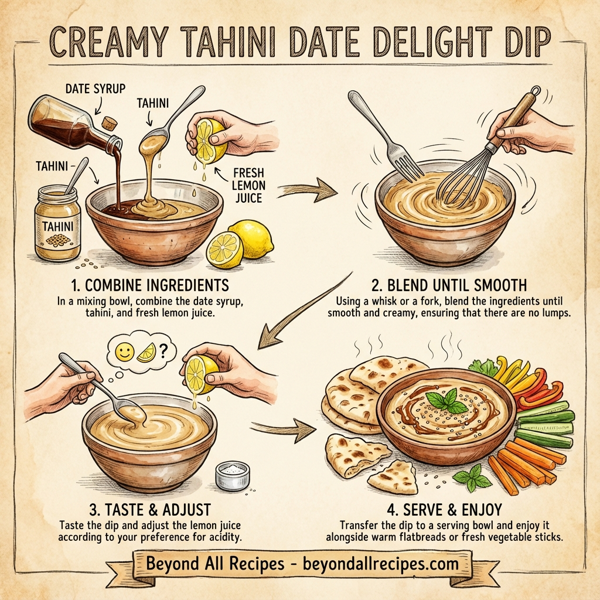 Creamy Tahini Date Delight Dip instructions