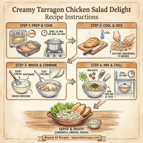 Creamy Tarragon Chicken Salad Delight instructions