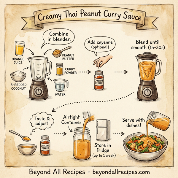 Creamy Thai Peanut Curry Sauce instructions