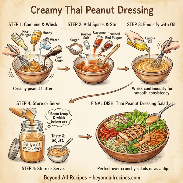 Creamy Thai Peanut Dressing instructions