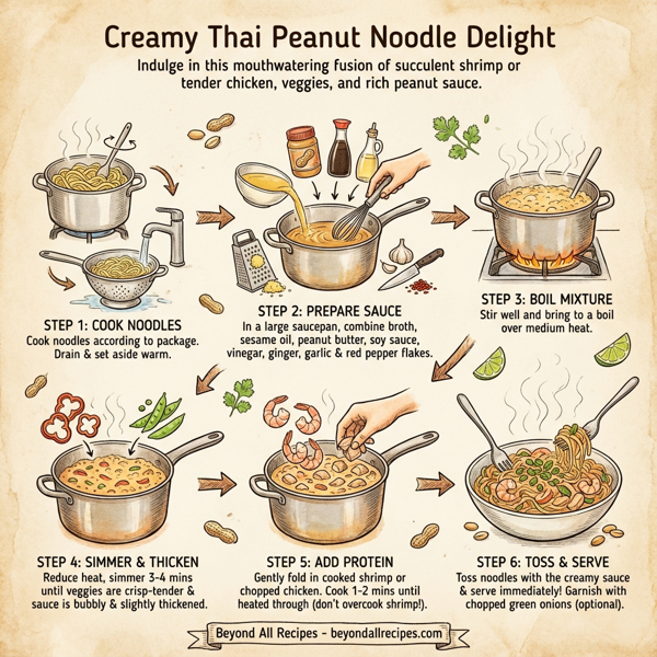 Creamy Thai Peanut Noodle Delight instructions