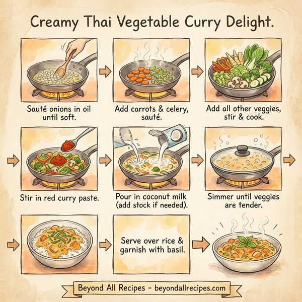 Creamy Thai Vegetable Curry Delight instructions