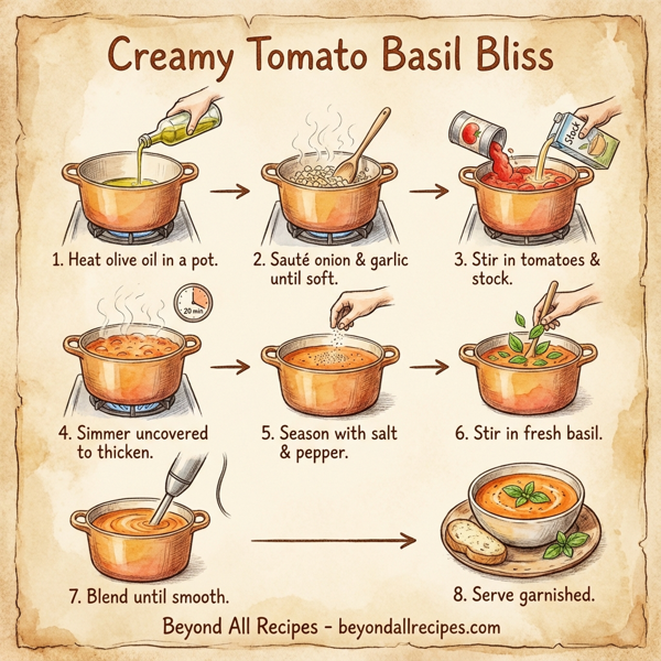 Creamy Tomato Basil Bliss instructions