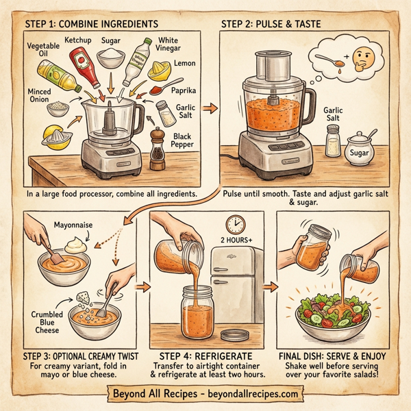 Creamy Tomato French Dressing instructions