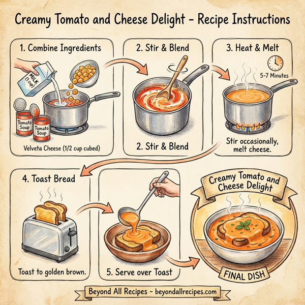 Creamy Tomato and Cheese Delight instructions